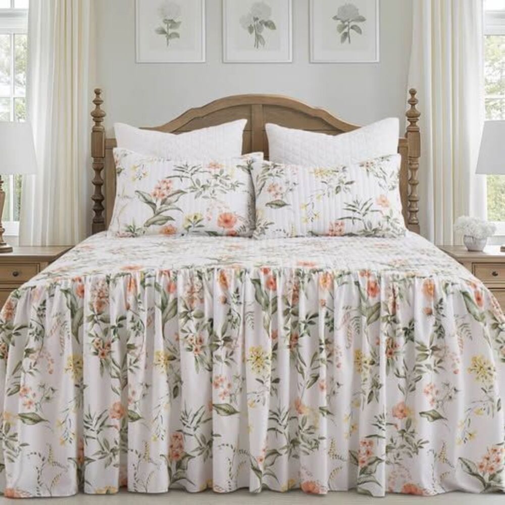 3 Piece Cal-King/King Levtex Home Bedspread Set NEW Vivana